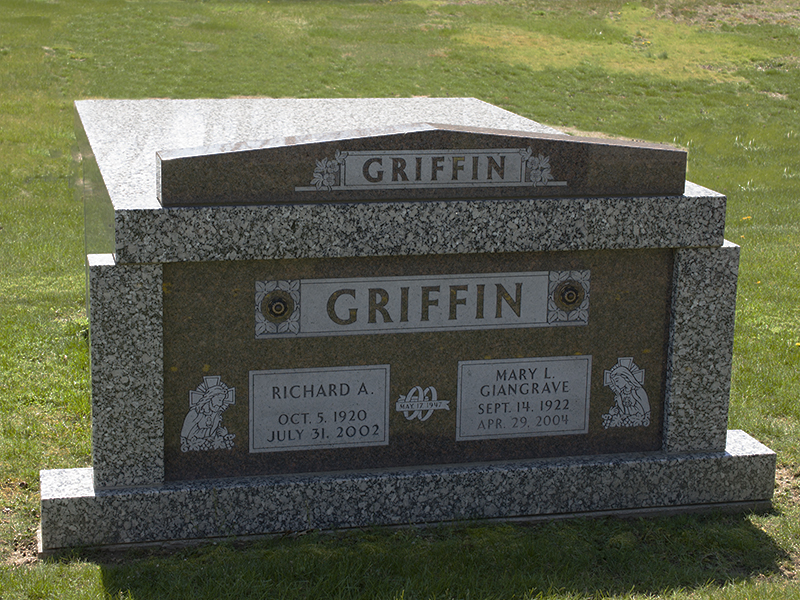 sarcophagus at Holy Cross Akron