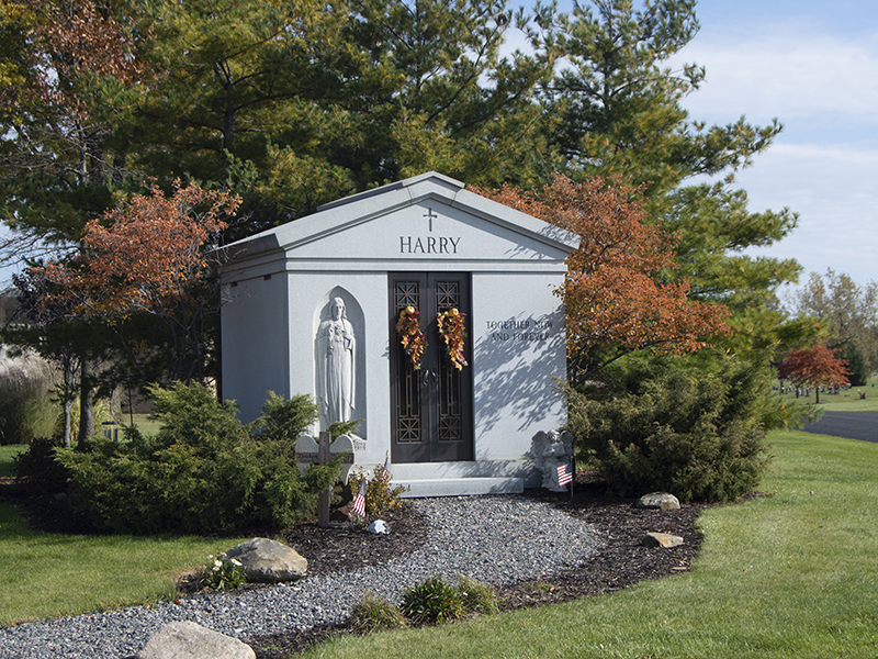 Estate mausoleum at Holy Cross Brook Park